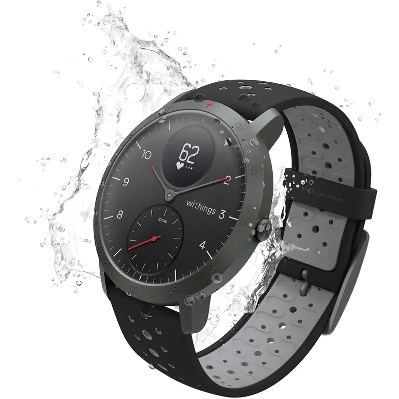 Withings Steel HR Sport Multi-Sport Hybrid Smartwatch-2