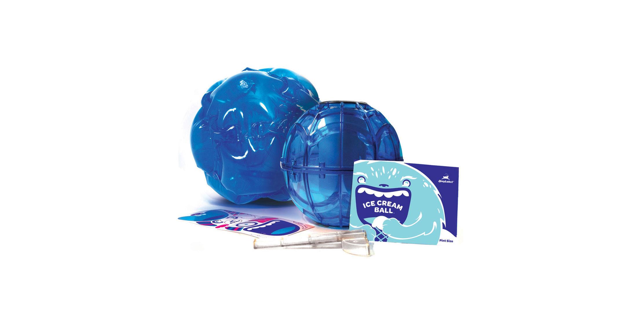 YayLabs! Ice Cream Maker Ball with Inflatable Cover 2 Pints