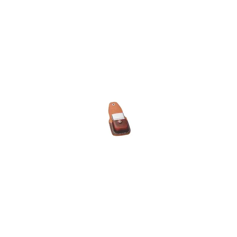 Zippo LPCB Brown Leather Lighter Pouch with Clip-2