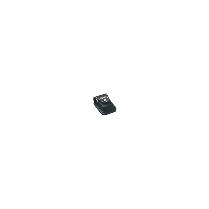 Zippo LPLBK Black Leather Lighter Pouch with Loop-2