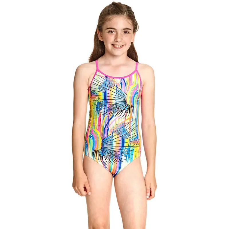 Zoggs Girls Tropix Bella Crossback Swimsuit-4